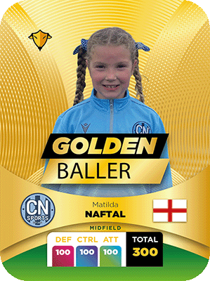 Sports Billy Fut card Golden Baller small shield