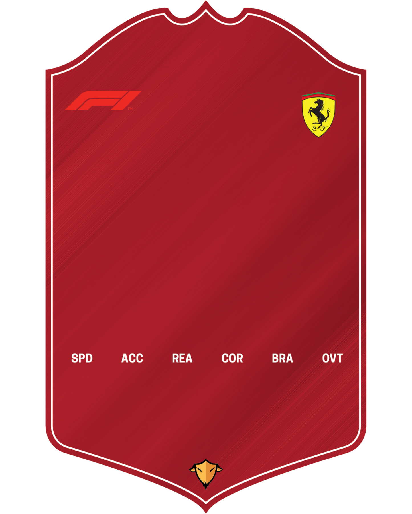 Ferrari F1 Card